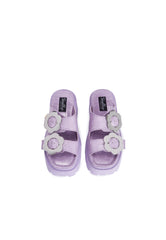 AMBER LILAC CHUNKY DOUBLE STRAP SANDAL
