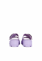AMBER LILAC CHUNKY DOUBLE STRAP SANDAL