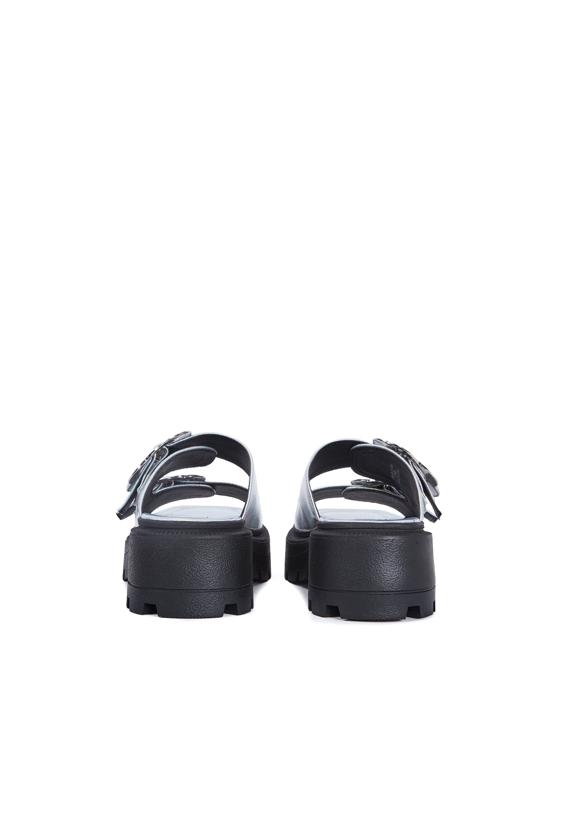 AMBER LILAC CHUNKY DOUBLE STRAP SANDAL