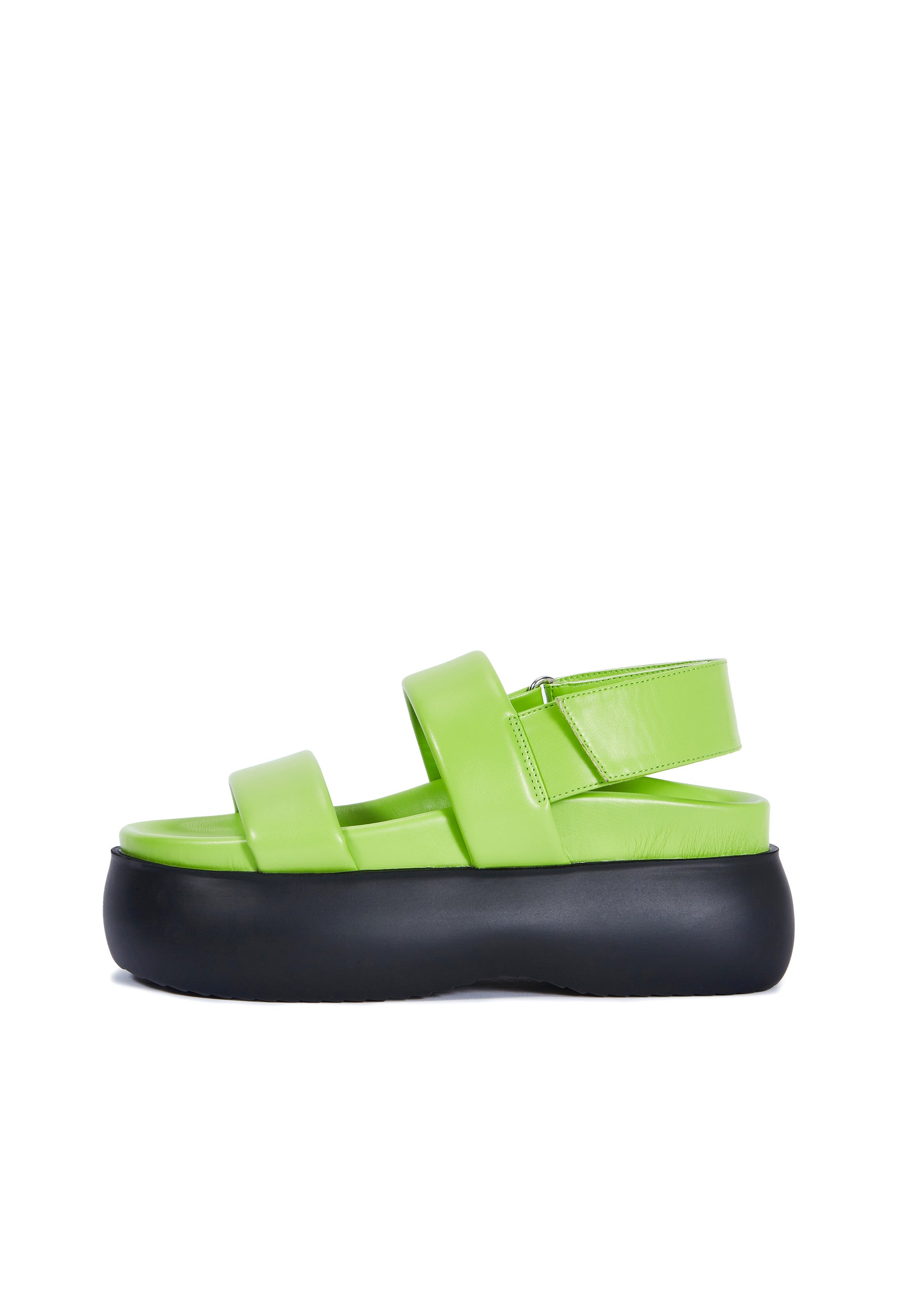 DOUBLE STRAP BUBBLE PLATFORM SANDAL