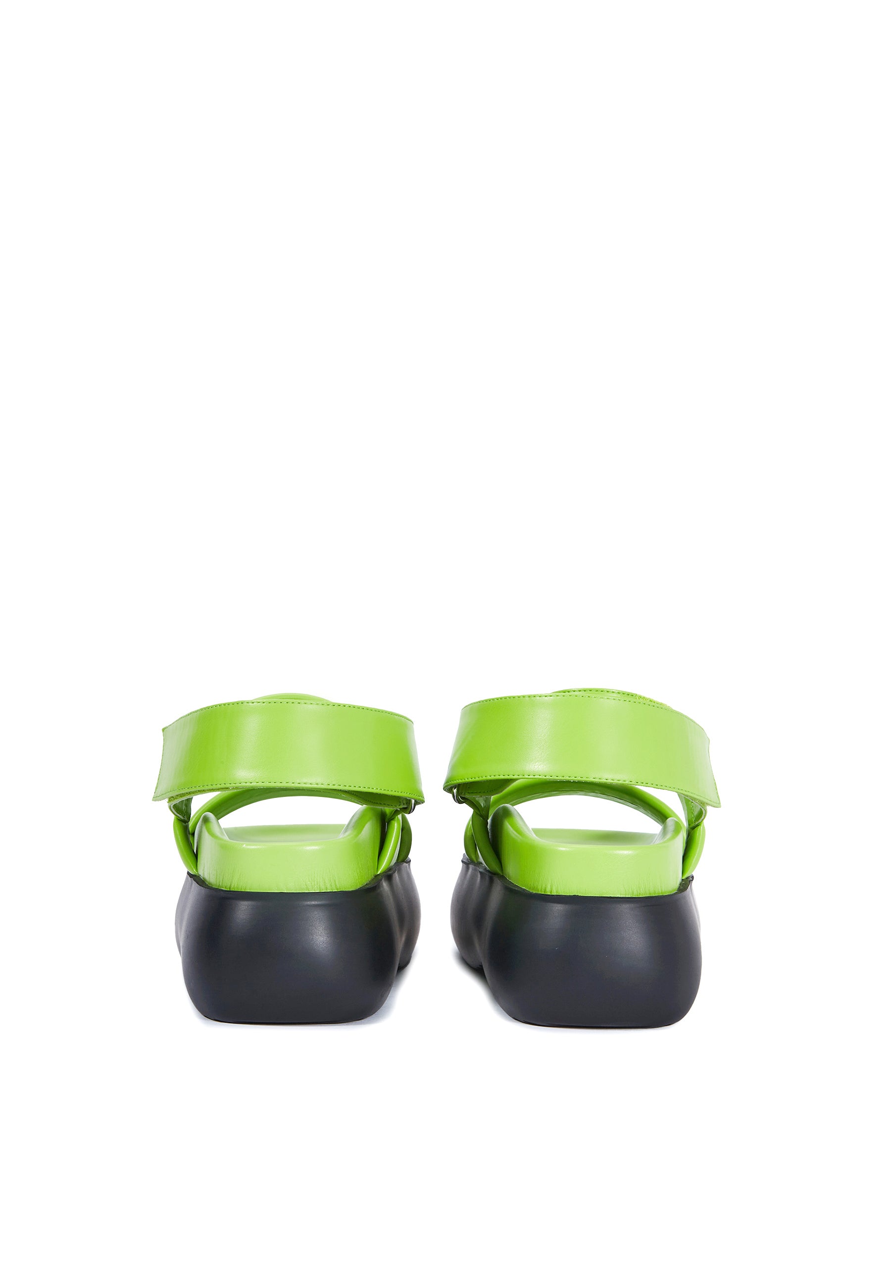 DOUBLE STRAP BUBBLE PLATFORM SANDAL