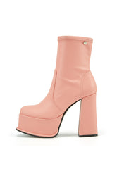 EDGE PLATFORM HEELED ANKLE BOOT