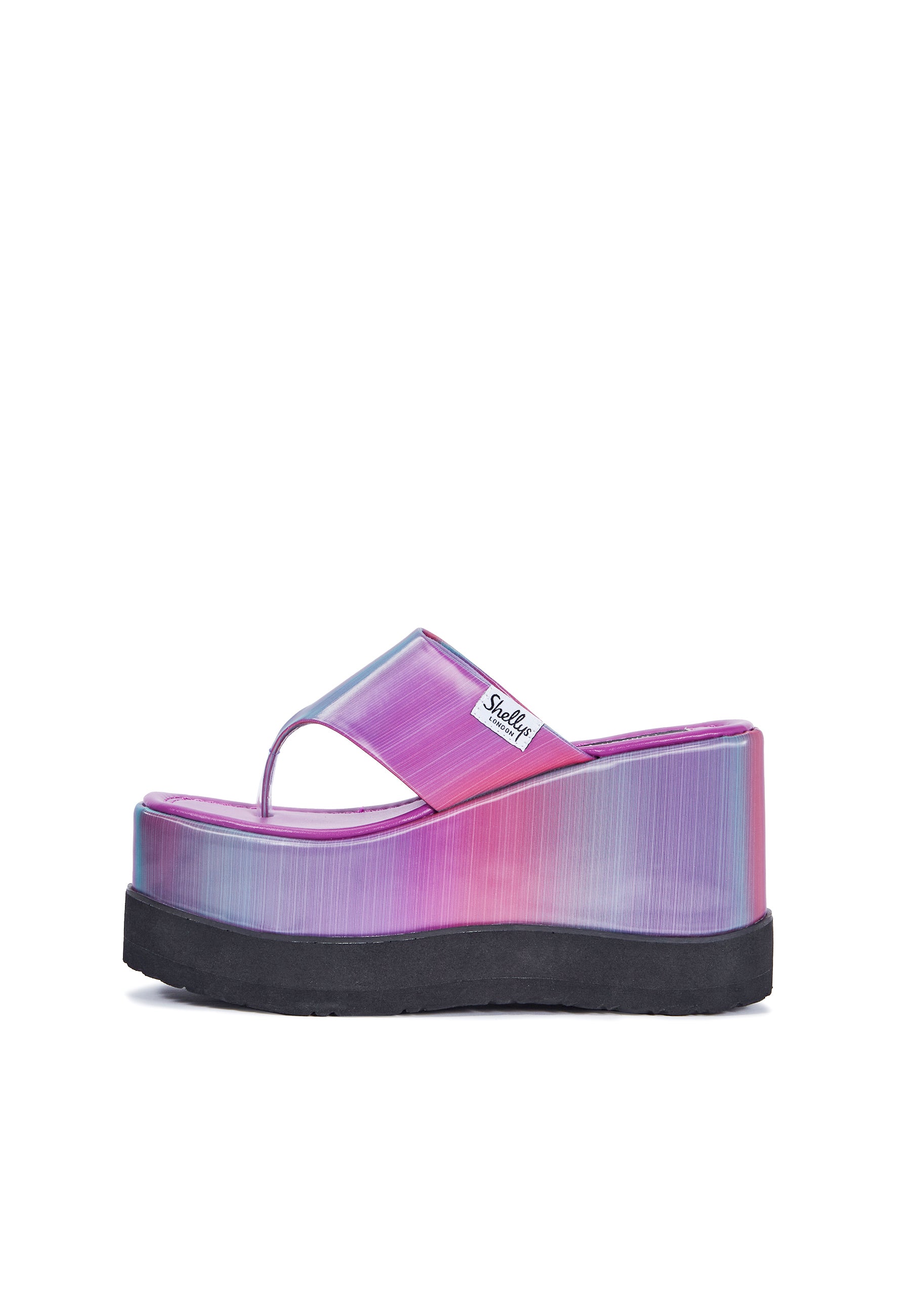 KLUB LILAC HOLOGRAPHIC PLATFROM WEDGE