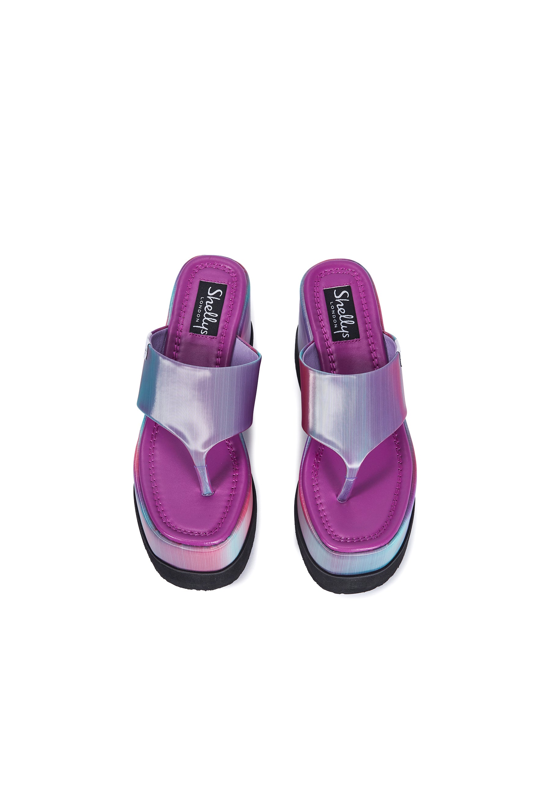 KLUB LILAC HOLOGRAPHIC PLATFROM WEDGE