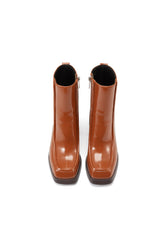MARS TAN HEELED ANKLE BOOT